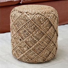 Cape Jute Pouffe